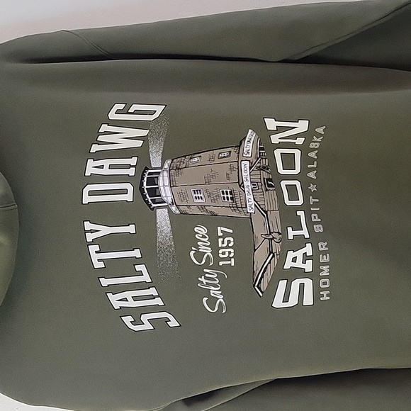NWOT Unisex Salty Dwag Saloon Full Zip Heavyweight Hoodie SZ Med